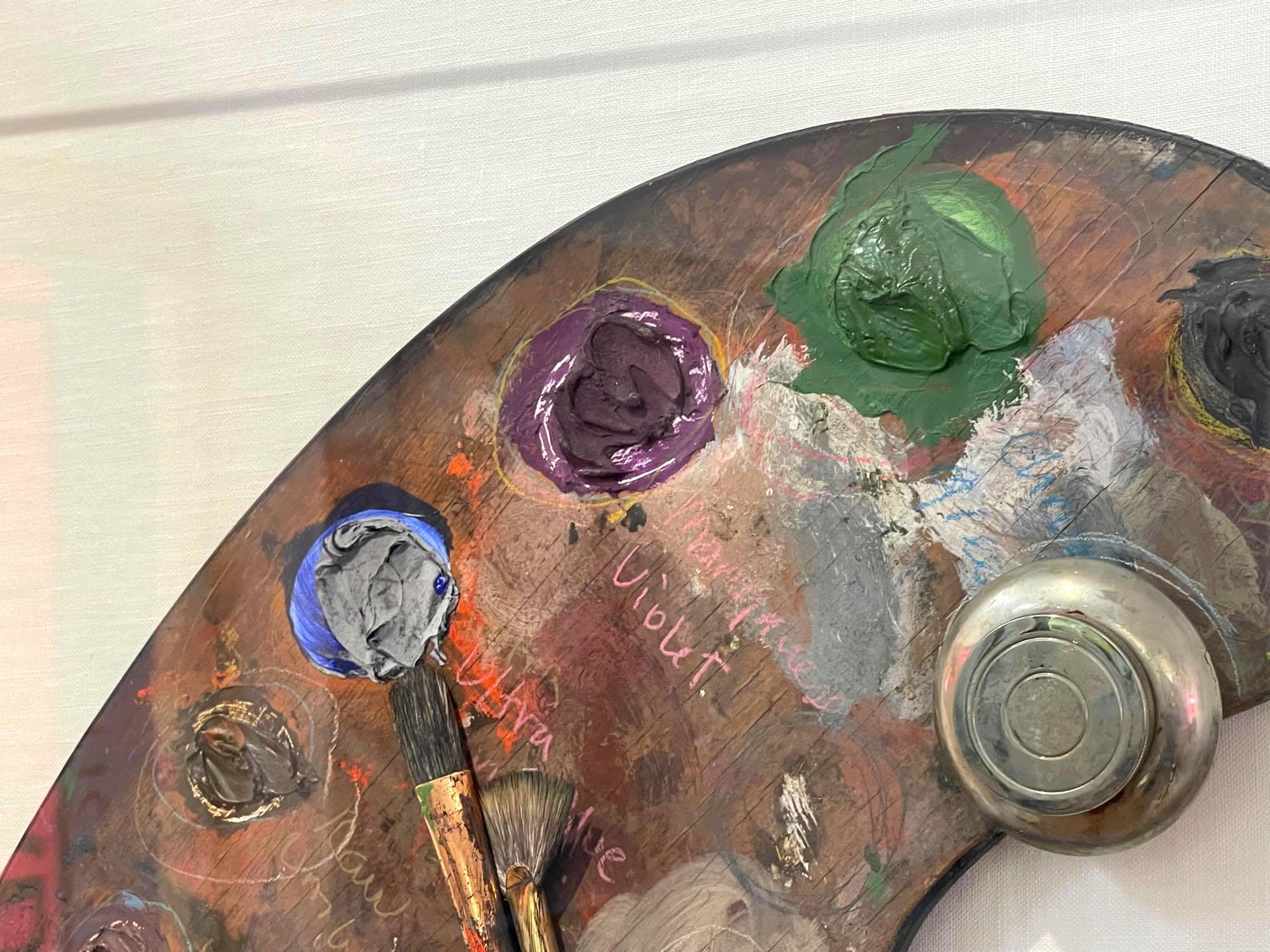 Künstlerpalette des Künstlers – einzigartige Mischtechniken (aus dem Nachlass des Met Museums EVP) im Angebot 10