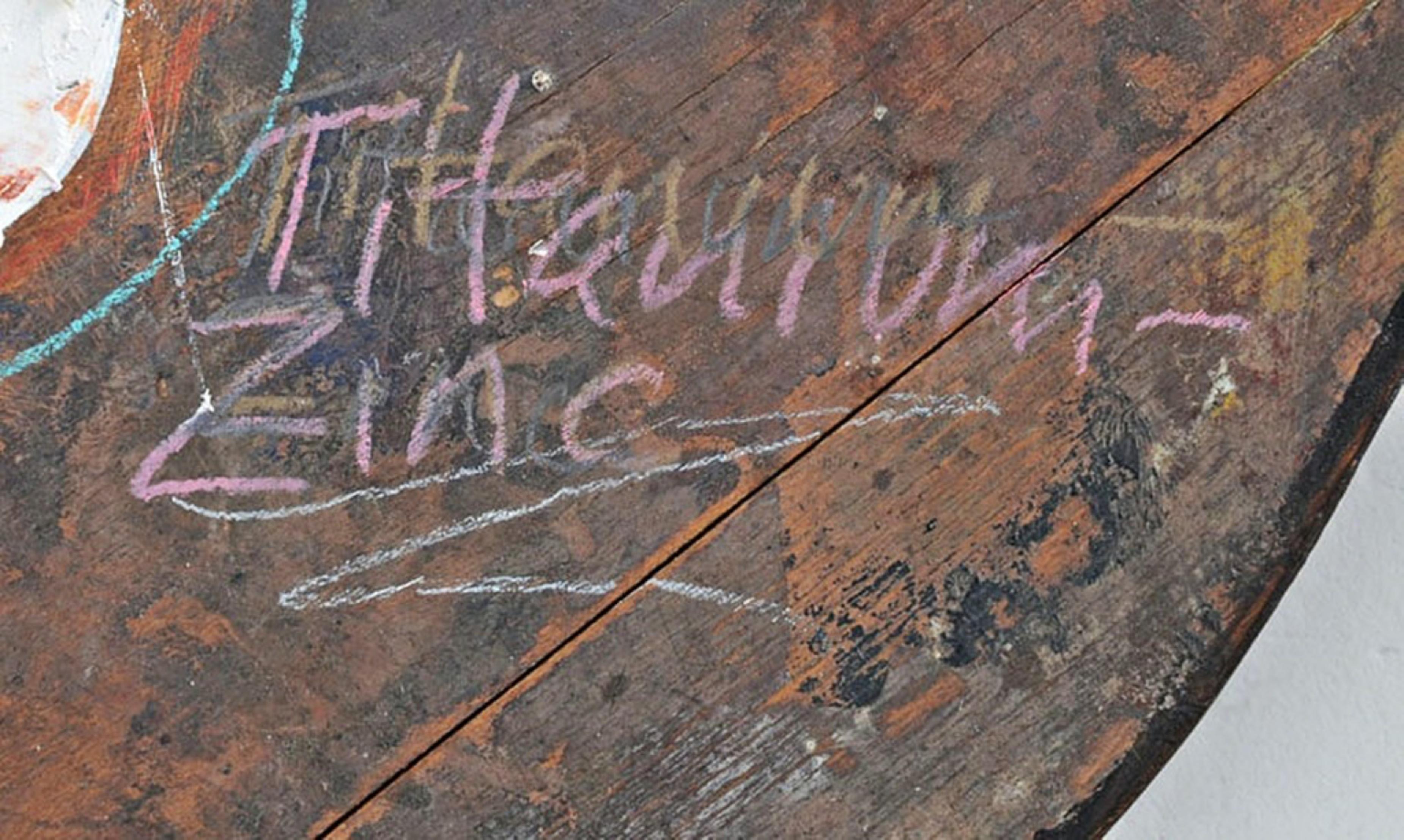 Artist's Palette - unique SIGNED mixed media painting in Shadow Box + provenance en vente 5