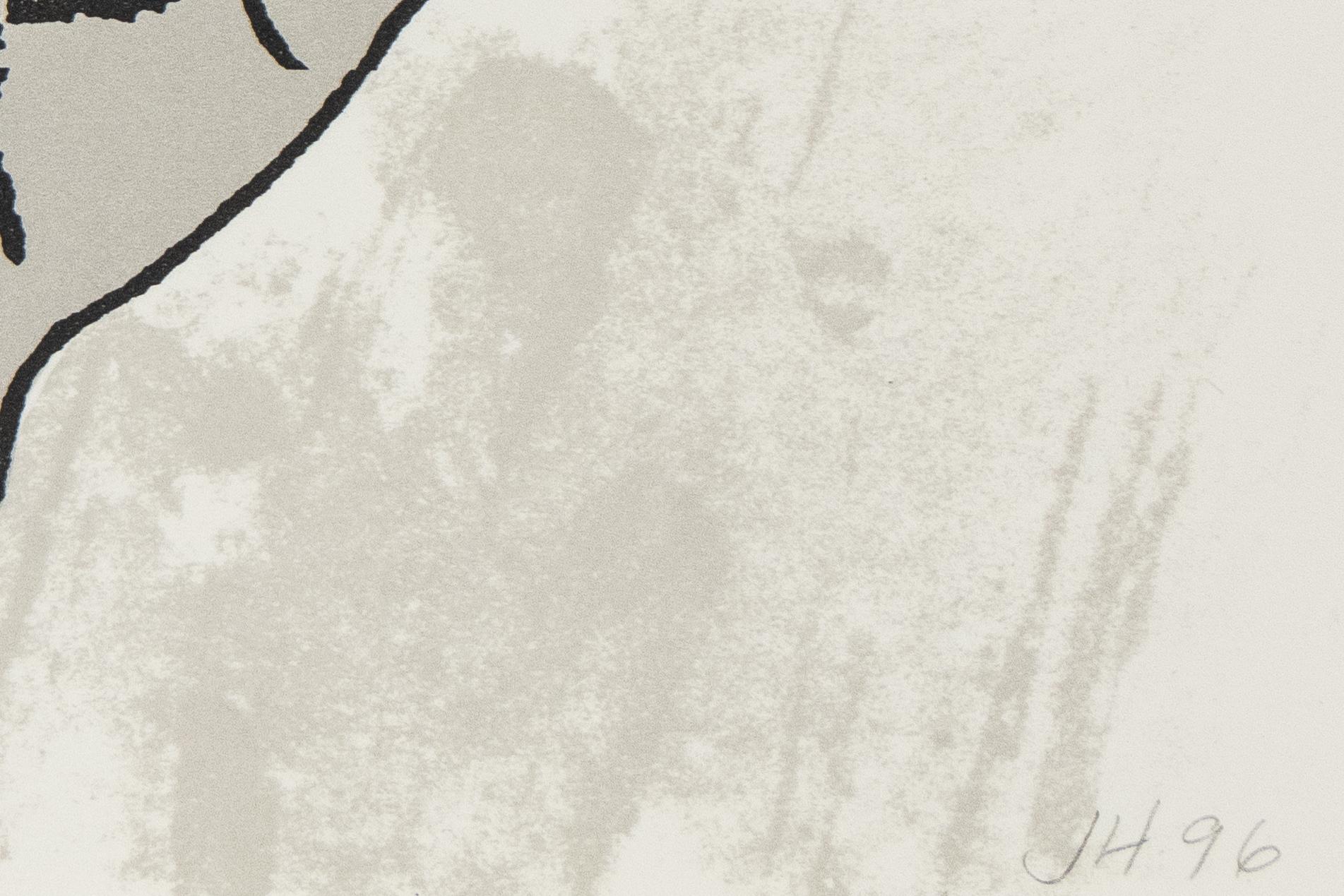 Senza titolo - Figurative Print Grigio di Jane Hammond