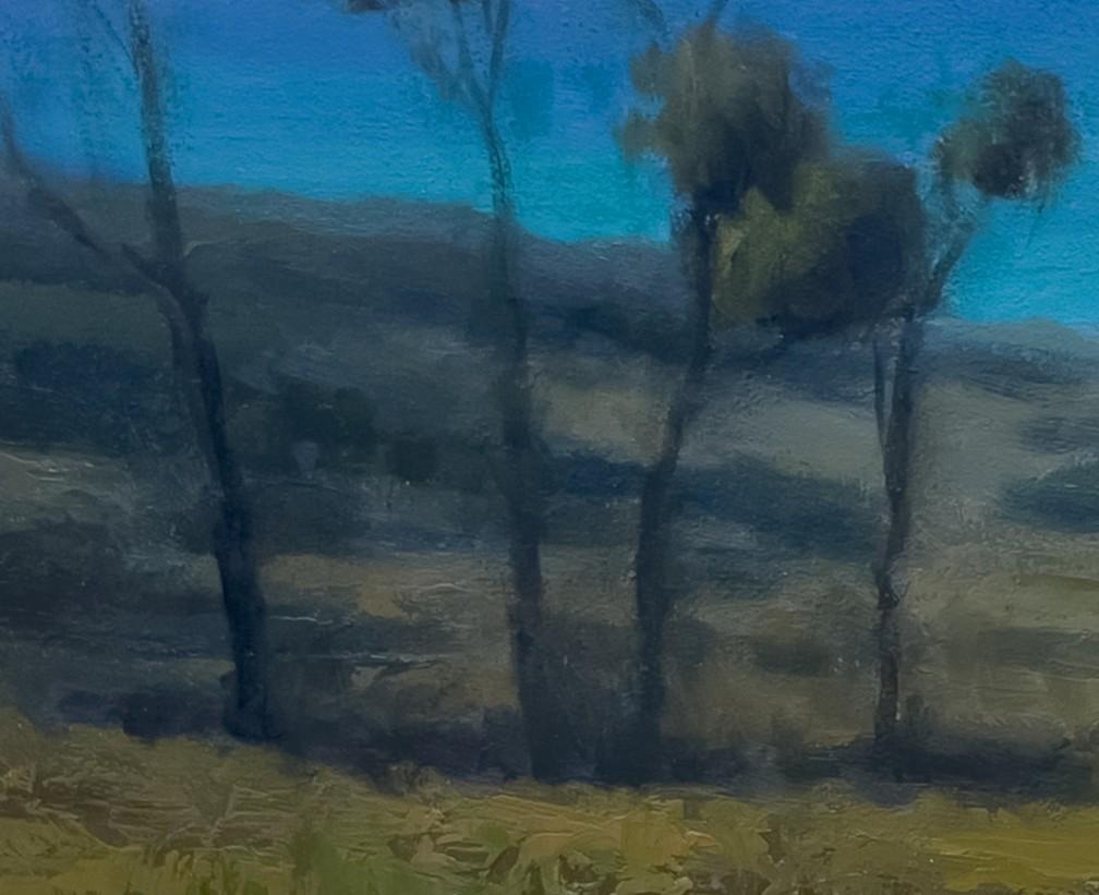„Above Shark Harbor“ (2023) von Jane Hunt, Original-Ölgemälde, Sonnenuntergang im Angebot 4