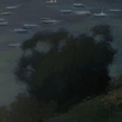 "Avalon Sunrise" (2023) by Jane Hunt Original Oil Painting, Landscape