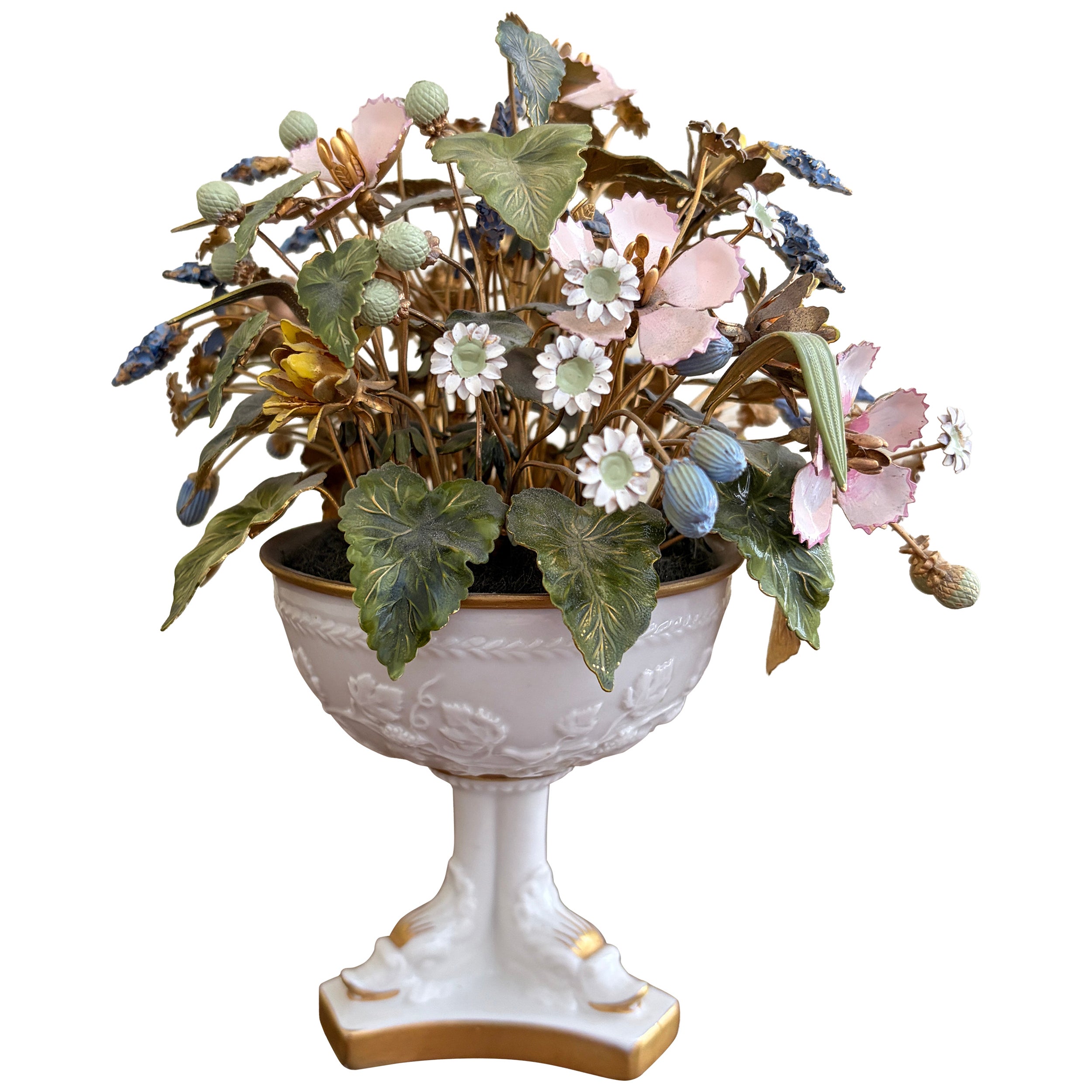 Jane Hutcheson for Gorham Enamel Flowers Fleurs Des Siècles, Circa 1970s