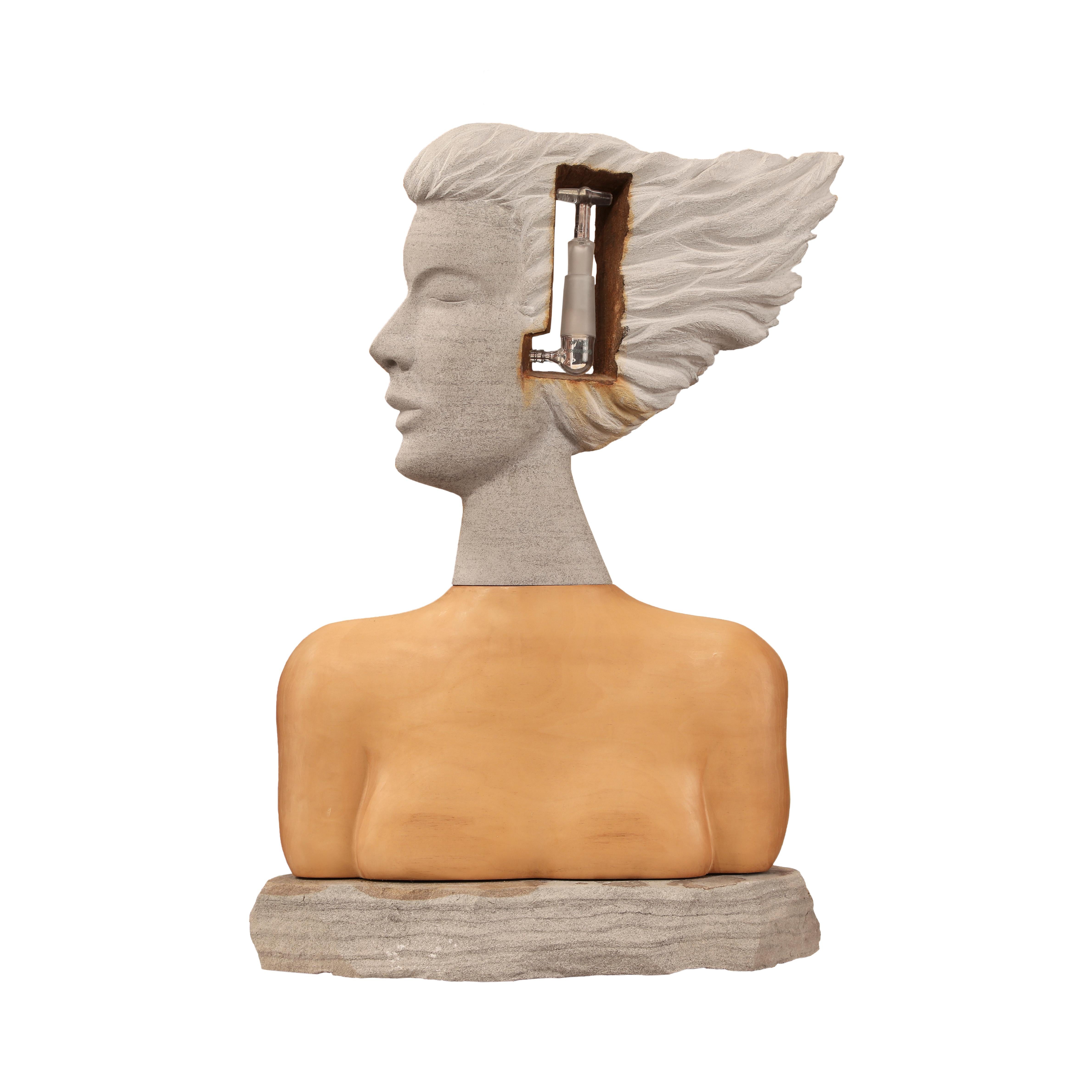 Jane Jaskevich Figurative Sculpture - The Decision