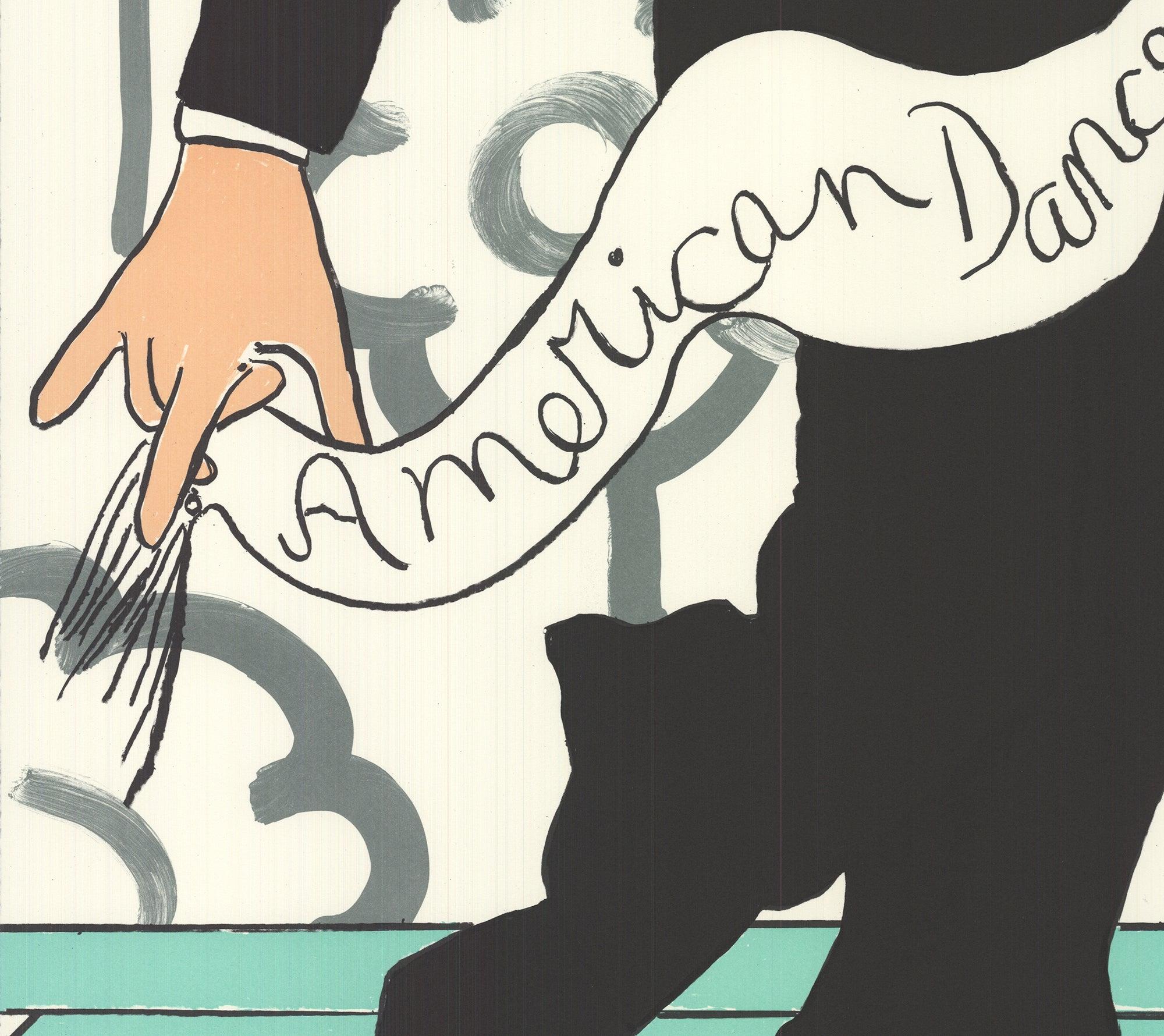 Il poster dell'American Dance Festival di Jane Kaplowitz del 1989 è un'opera in edizione limitata stampata su carta pesante con bordi decorati, firmata a mano e numerata a matita su 100 esemplari. L'opera d'arte presenta un'immagine di Fred Astaire,