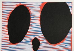 Buzzle, Serigrafía abstracta de Jane Kent