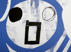 Grinnest, Abstract Screenprint by Jane Kent