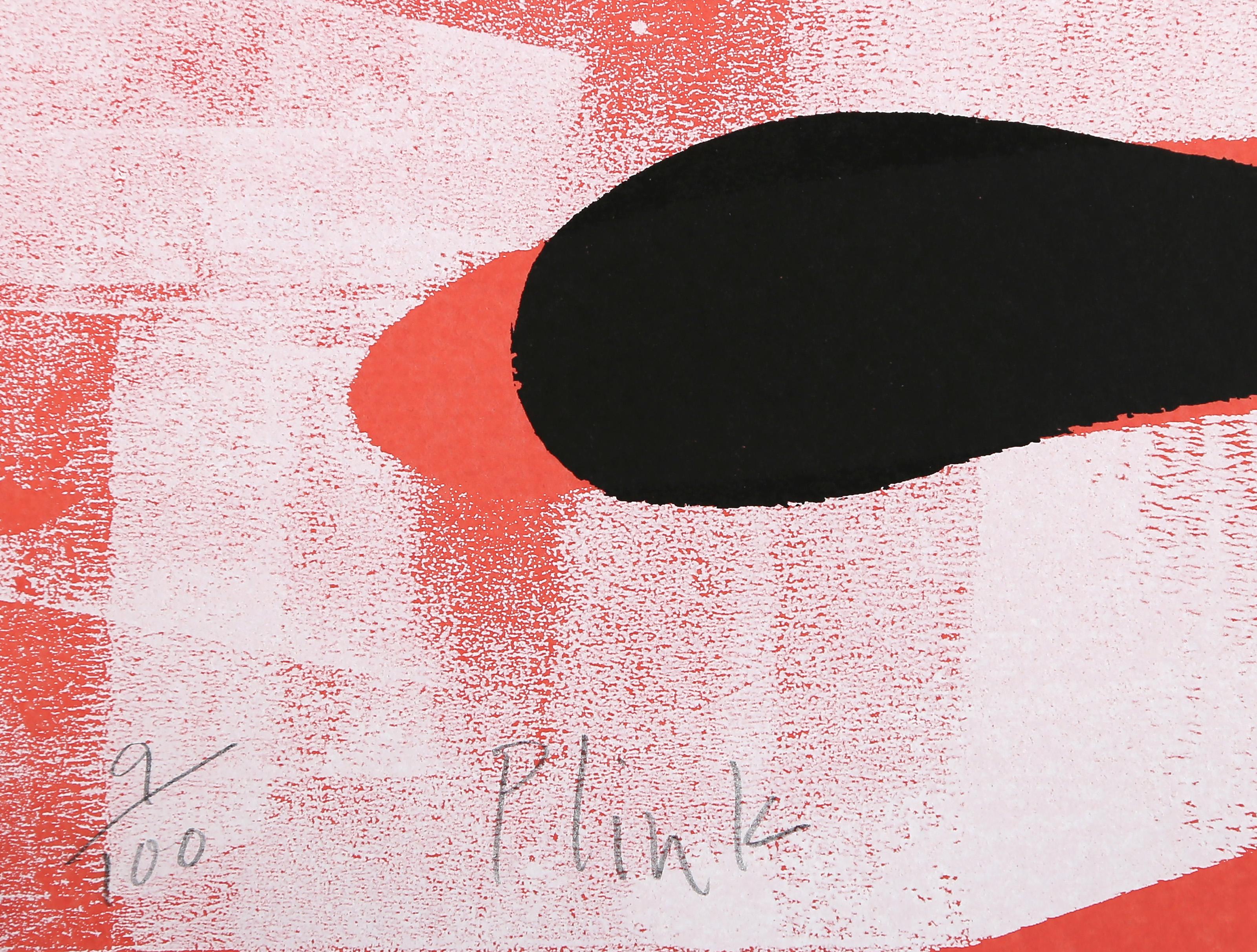 Plink, Abstrakter Siebdruck von Jane Kent im Angebot 2