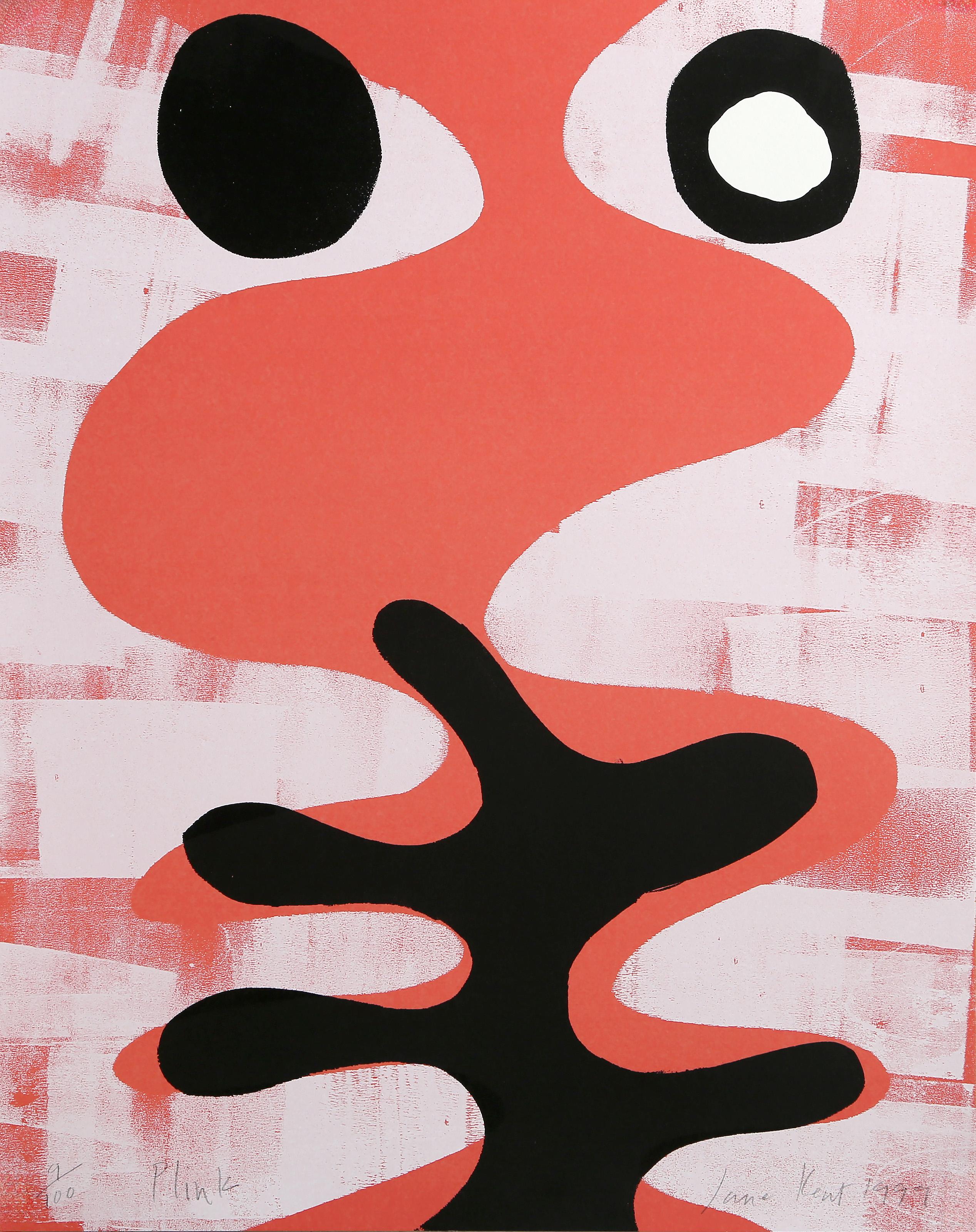 Jane Kent, Amerikanerin (1952 - ) - Plink, Jahr:  1999, Medium:  Siebdruck, signiert, betitelt, nummeriert und datiert mit Bleistift, Auflage:  9/100, Größe:  20 x 16 Zoll (50,8 x 40,64 cm)