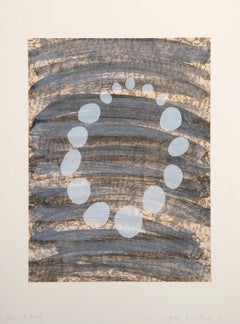 String of Pearls, litografia espressionista astratta di Jane Kent