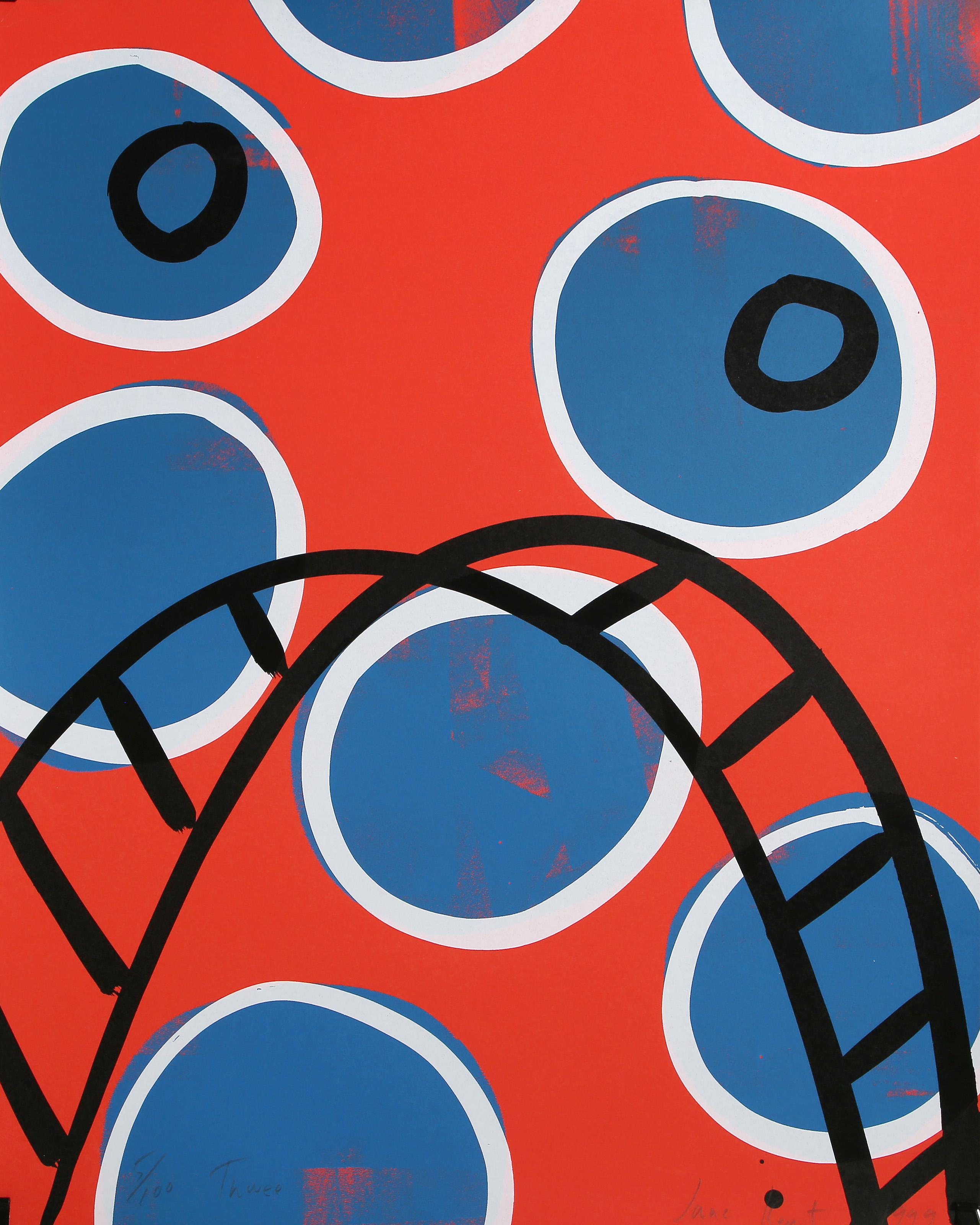 Jane Kent, Amerikanerin (1952 - ) - Thwee, Jahr:  1999, Medium:  Siebdruck, signiert, betitelt, nummeriert und datiert mit Bleistift, Auflage:  5/100, Größe:  20 x 16 Zoll (50,8 x 40,64 cm)