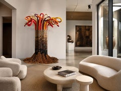 Jane Knight "The Tree" Monumental Fiber Sculpture, Private Collection 1960s