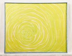 Vintage Female Modernist Abstract Nature Painting Albright Knox Provenance