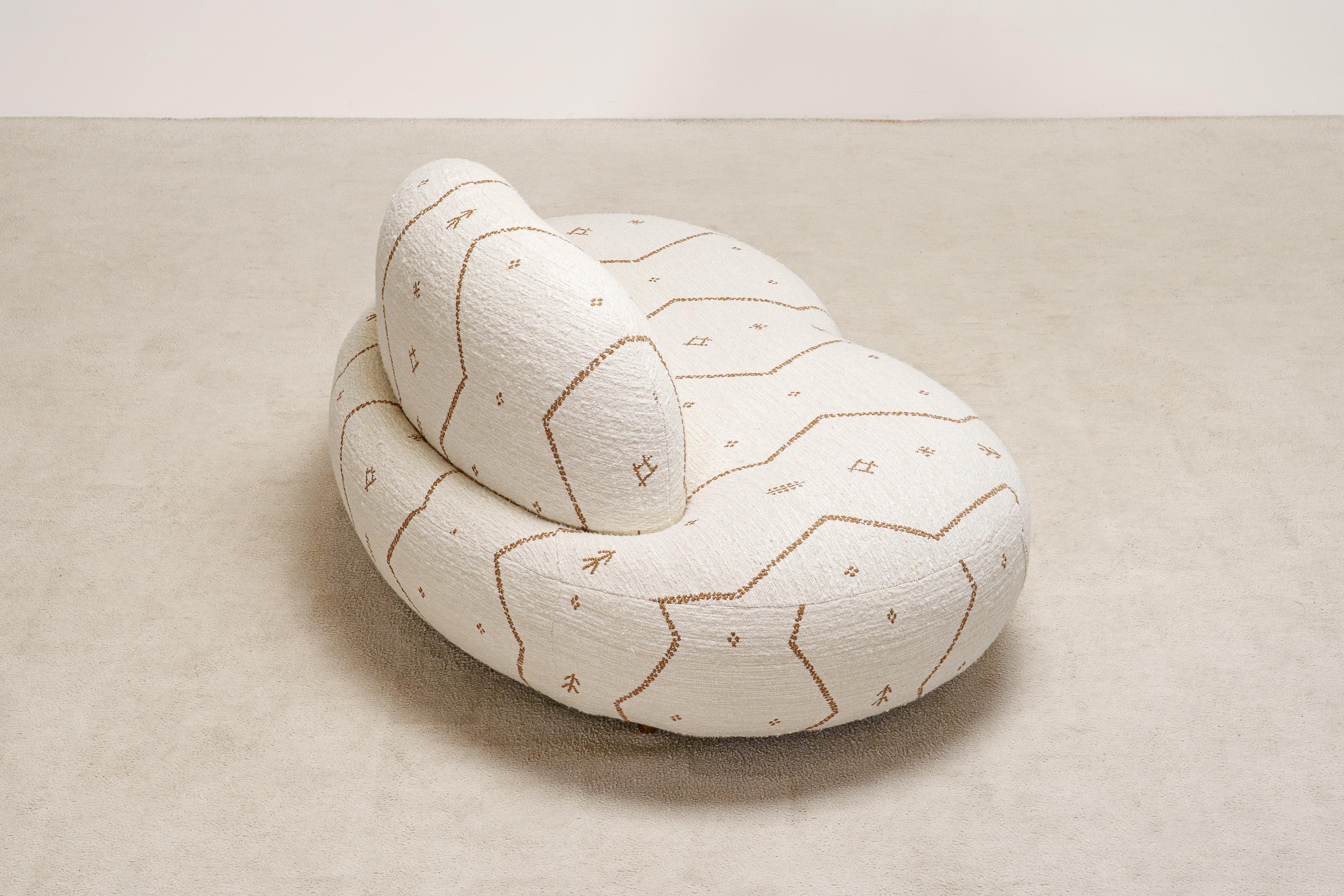 Fait main Chaise longue A Janes par Proisy Studio en vente