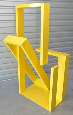 "Sunrise" par Jane Manus, Sculpture abstraite en métal et aluminium, grande échelle, extérieur