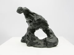 After Bacon Series: Head and Heart - British artist, sculpture, bronze, figure