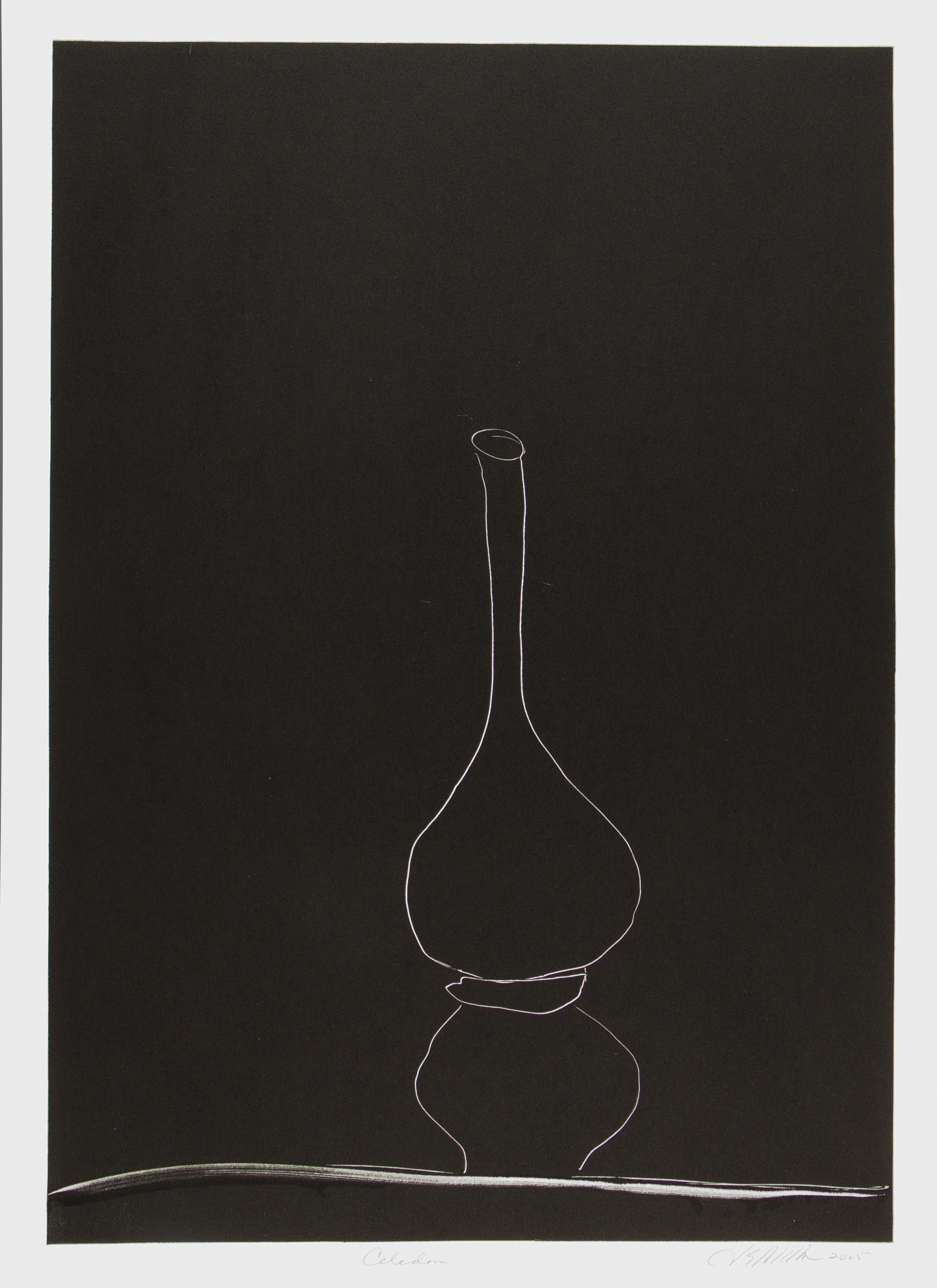 Jane McNichol Still-Life Print - Celadon