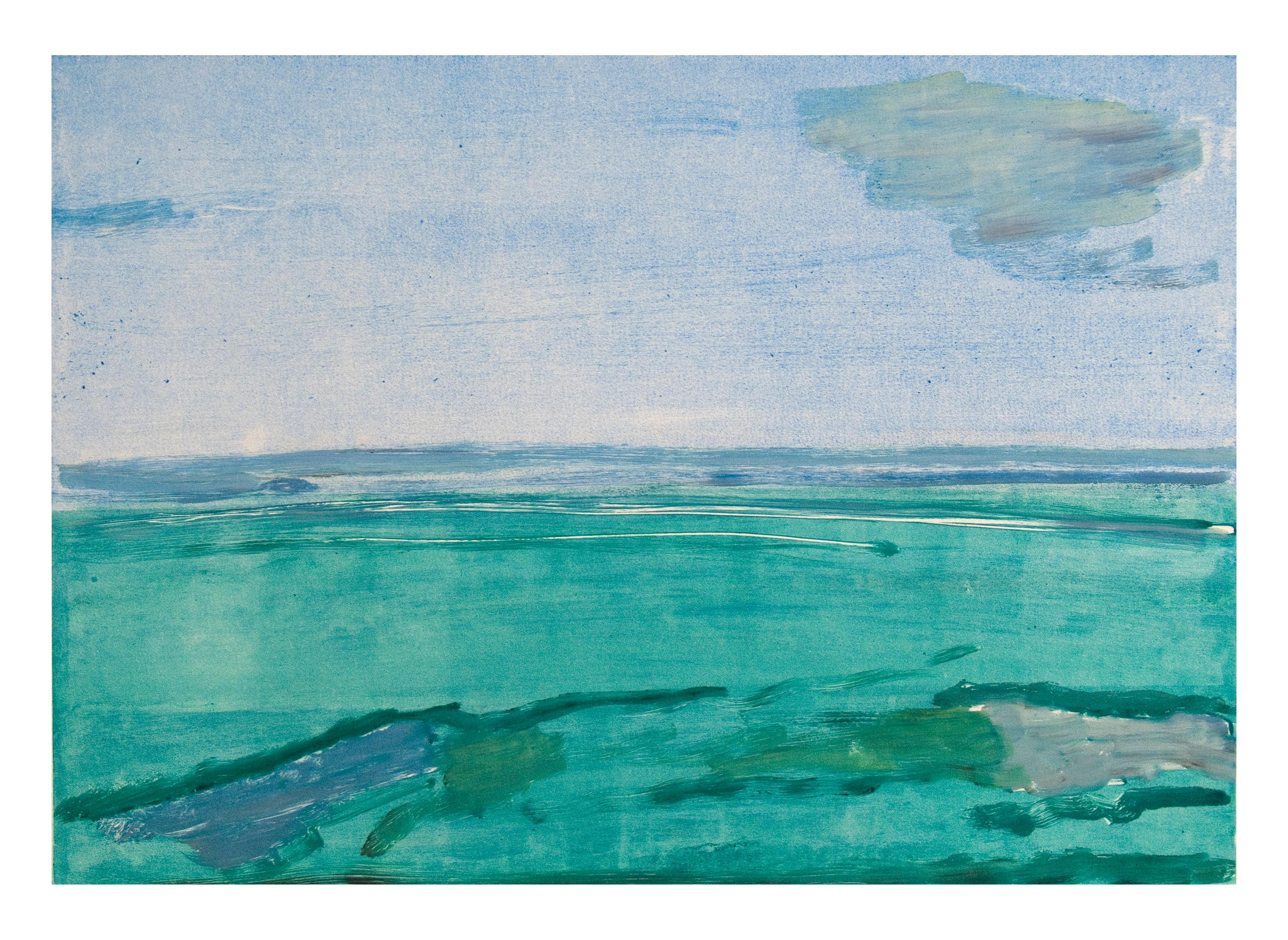 Jane McNichol Landscape Print - Oceanville