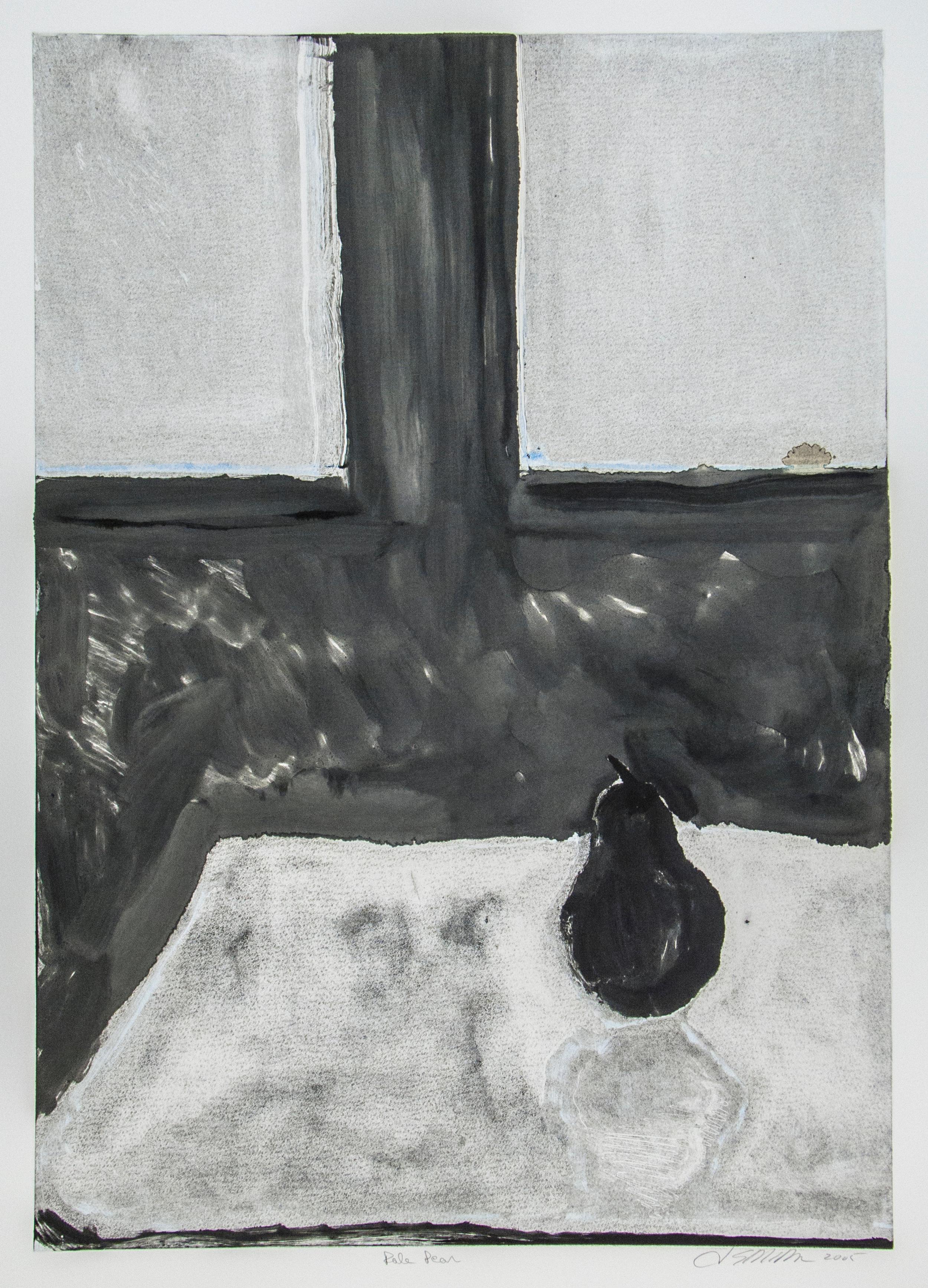 Jane McNichol Still-Life Print - Pale Pear