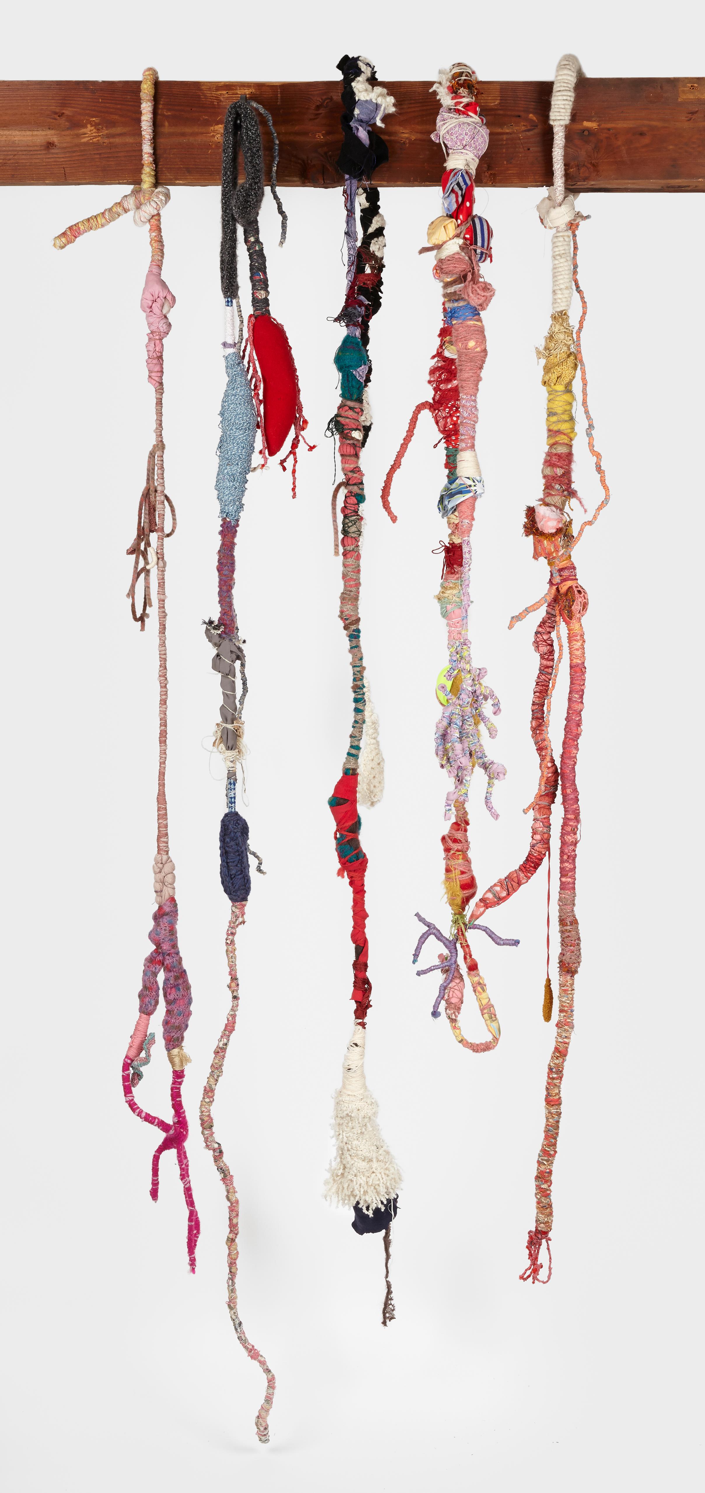 Fancy Ropes 2 - Mixed Media Art by Jane Miller