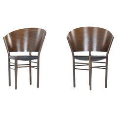 Vintage Jane Paille chairs by Philippe Starck for Aleph 1989
