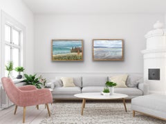 Mist over the moors 
Cloudy day at Broad Haven, diptych, Contemporary