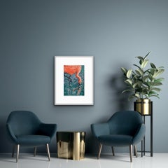 Flamenco Flamingo, Jane Peart, Limited edition print, Animals and wildlife art