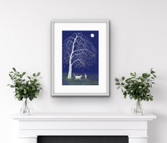 Moonlit Meeting by Jane Peart, Limited edition print, Contemporary art, 2022