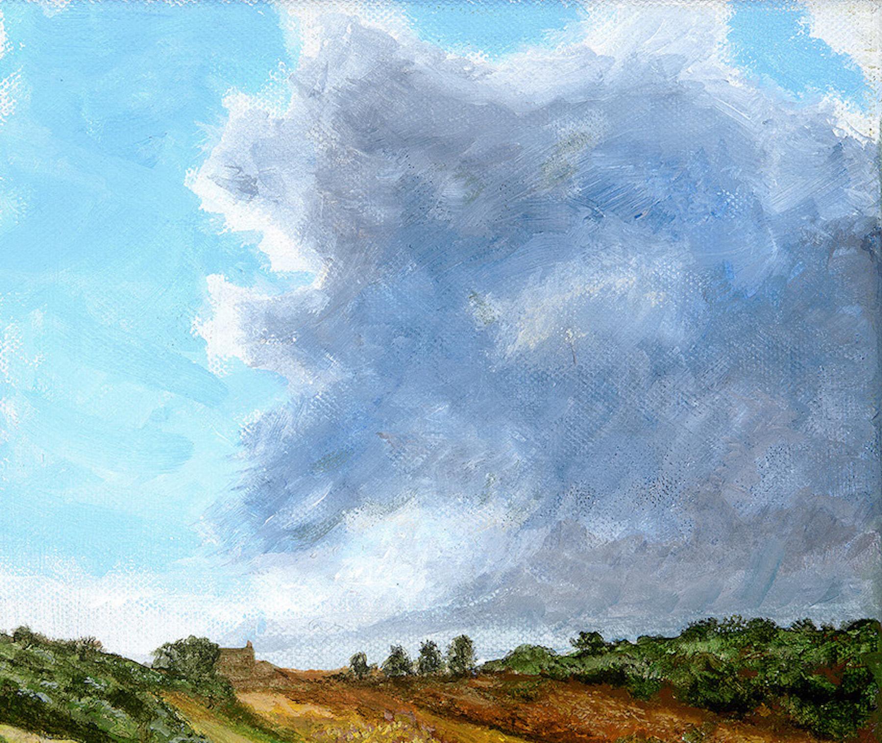 Gathering clouds over meadow [2019]

Sheep grazing in a field with clouds gathering overhead. This was in North Yorkshire near the coast.

Additional information:
Original
Acrylic painting
Image size: H 30 cm x W 30 cm
Complete Size of Unframed
