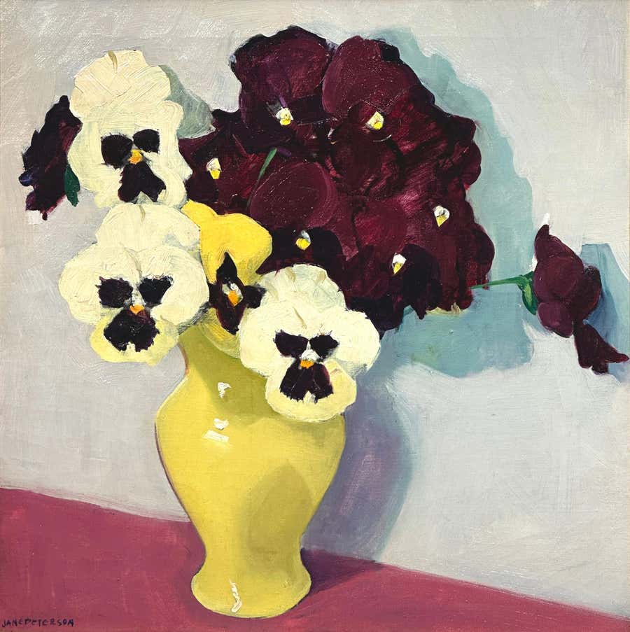 Jane Peterson, Signed Still Life Floral Oil Painting