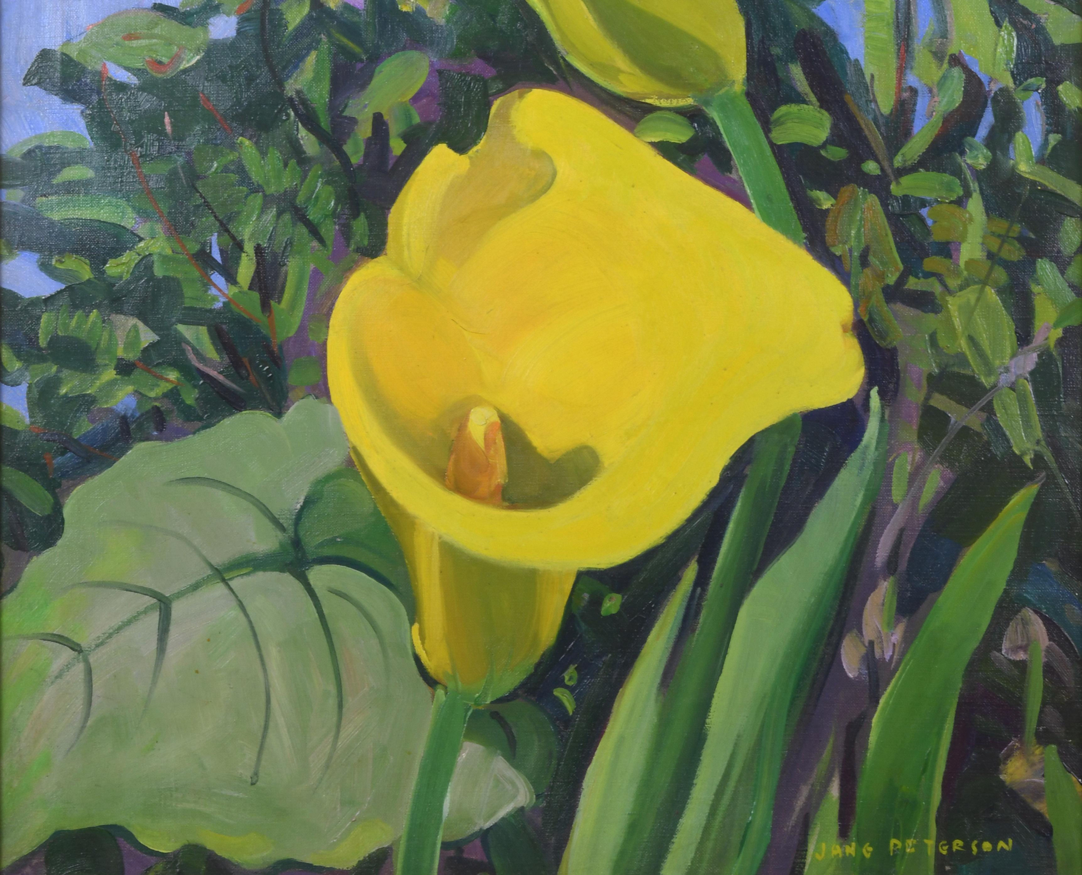 Gigli - Still-Life Painting Marrone di Jane Peterson