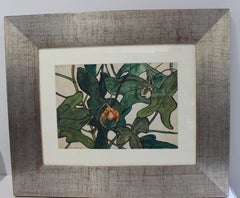 Jane Peterson Watercolor Painting "Spider Orchid"