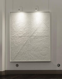 Four Pieces of White, Monochrome Painting