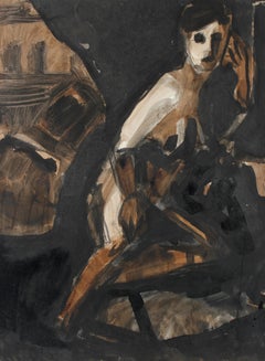 Expressionist Drawings and Watercolour Paintings