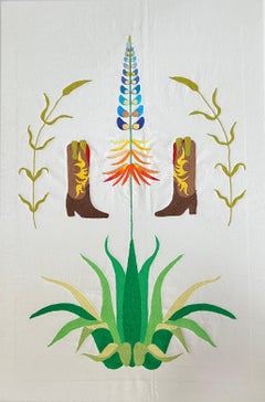 Agave y Bluebonnet