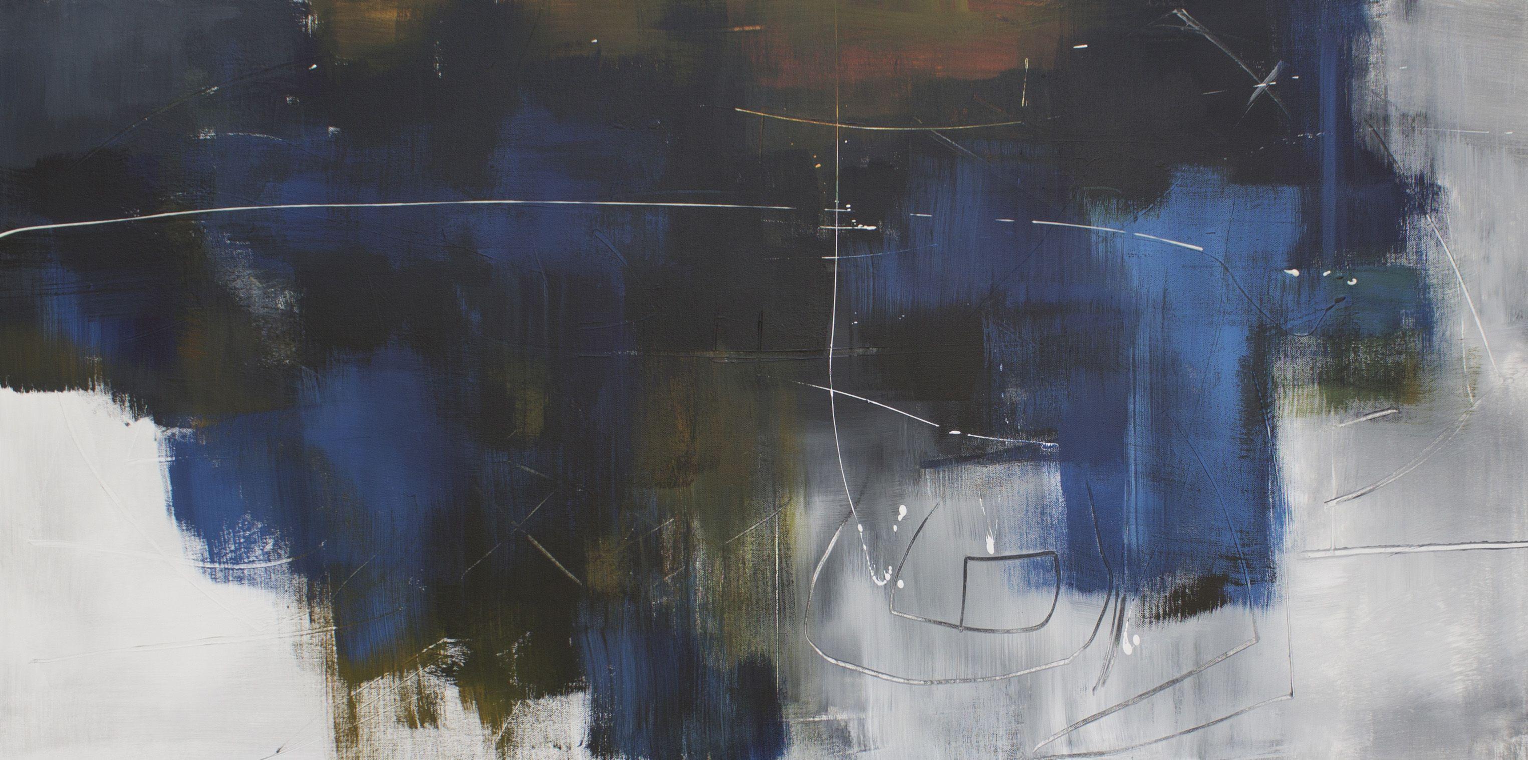 Jane Robinson Abstract Painting - Can't Let Go, Painting, Acrylic on Canvas