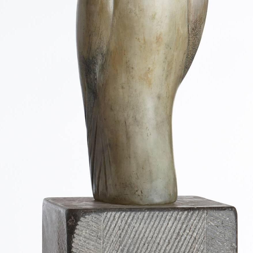 Egyptian Gyrfalcon - Gray Still-Life Sculpture by Jane Rosen