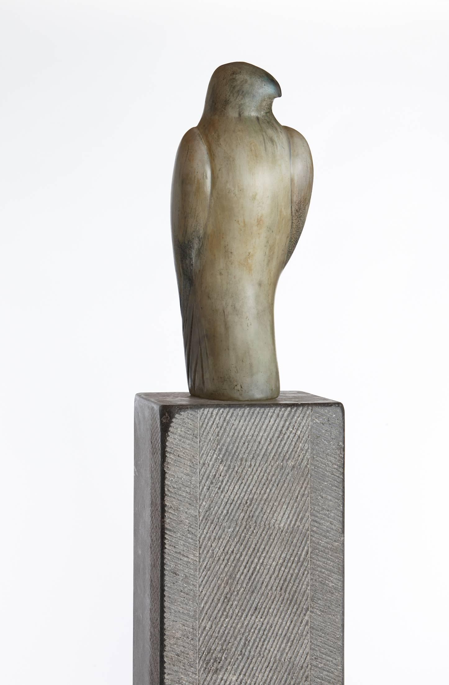 Jane Rosen Still-Life Sculpture - Egyptian Gyrfalcon