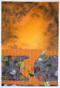 Sangerman_Digit49, 2016, peinture à l'aérosol acrylique, abstraction. Objet trouvé ou trouvé.