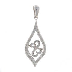 Jane Seymour Diamond Love Pendentif - 925 Sterling .10ctw Dancing Hearts Move