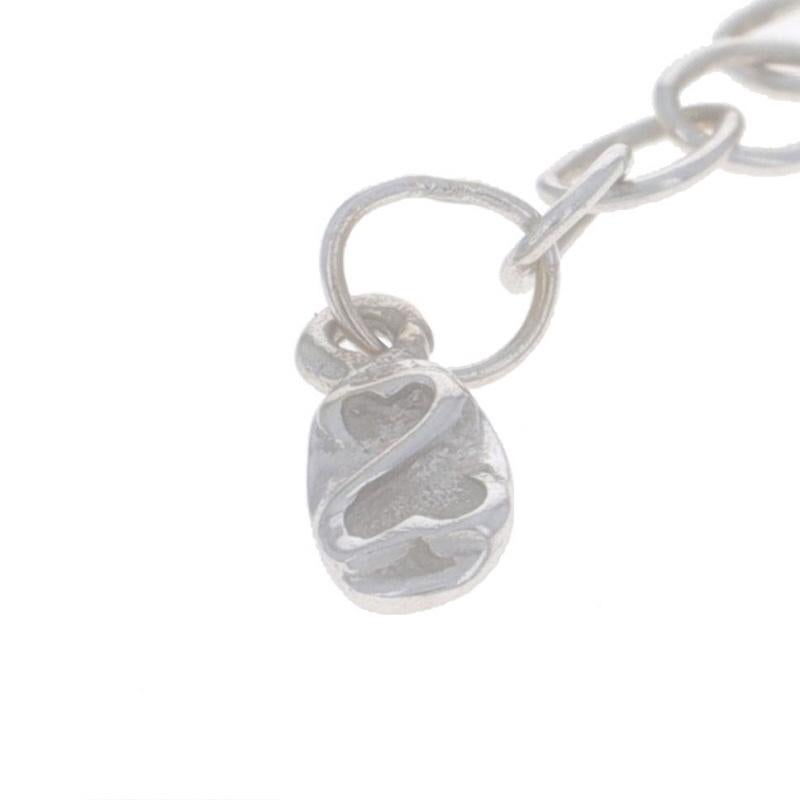 De las mujeres Jane Seymour Collar Colgante de Diamantes Corazones Abiertos Oro Blanco 14k Sencillo .50ctw en venta