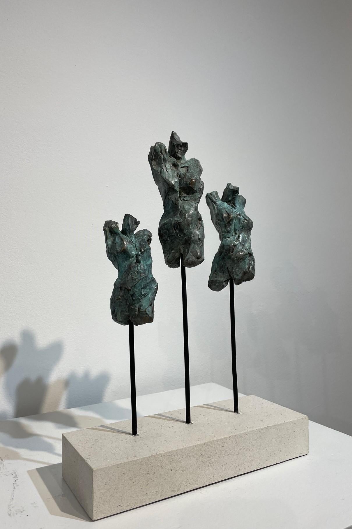 Moving Torse 1, 11, 111 - Contemporary Sculpture by Jane Shaw