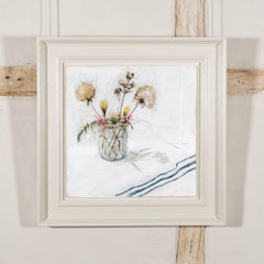 Siepe autunnale, dipinto a olio su tavola di Jane Skingley, 2020