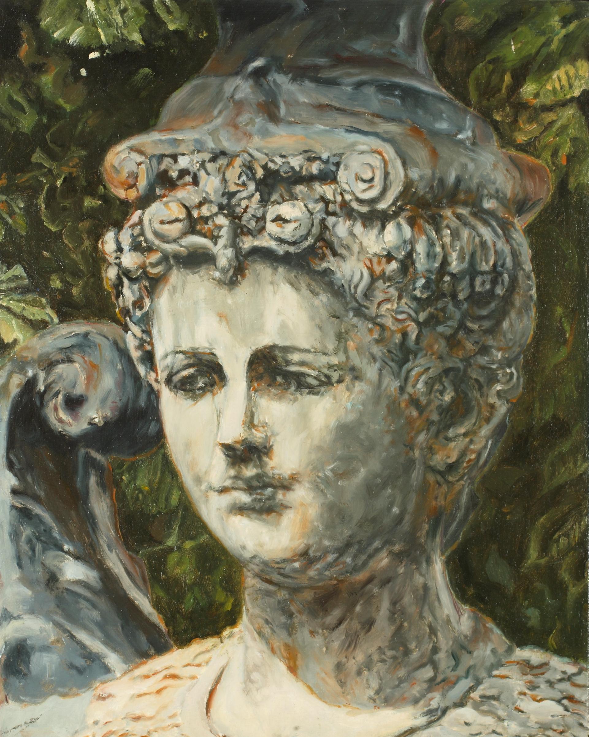 Still-Life Painting de Jane Sutherland - Adorno de jardín I