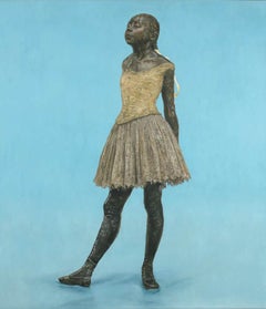 Little Fourteen Year Old Dancer on blue