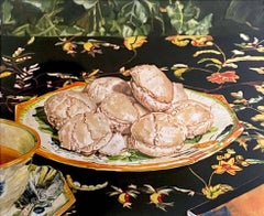 Macaroons with Tea and the New Yorker