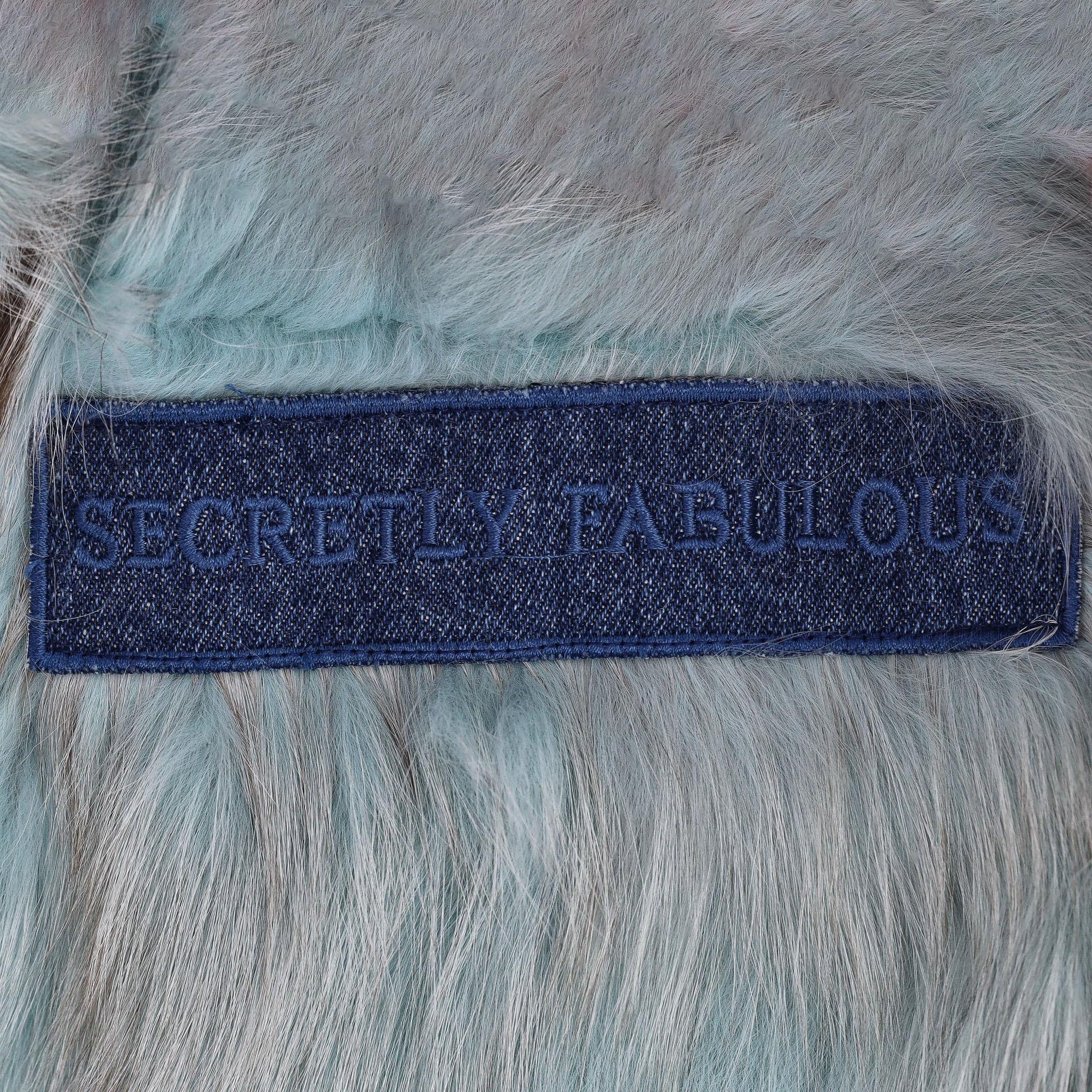 Jane & Tash Denim & Fox Fur Parka Coat 1