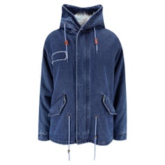 Jane & Tash Denim & Fox Fur Parka Coat