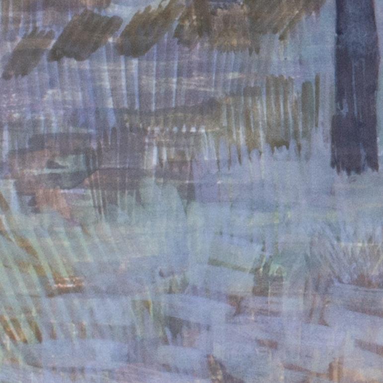 Quadro britannico di metà secolo raffigurante bambini che giocano in un parco giochi invernale in vendita 2