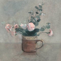'Pink Carnations', Royal Society of British Watercolorists, Woman Artist, RSBA