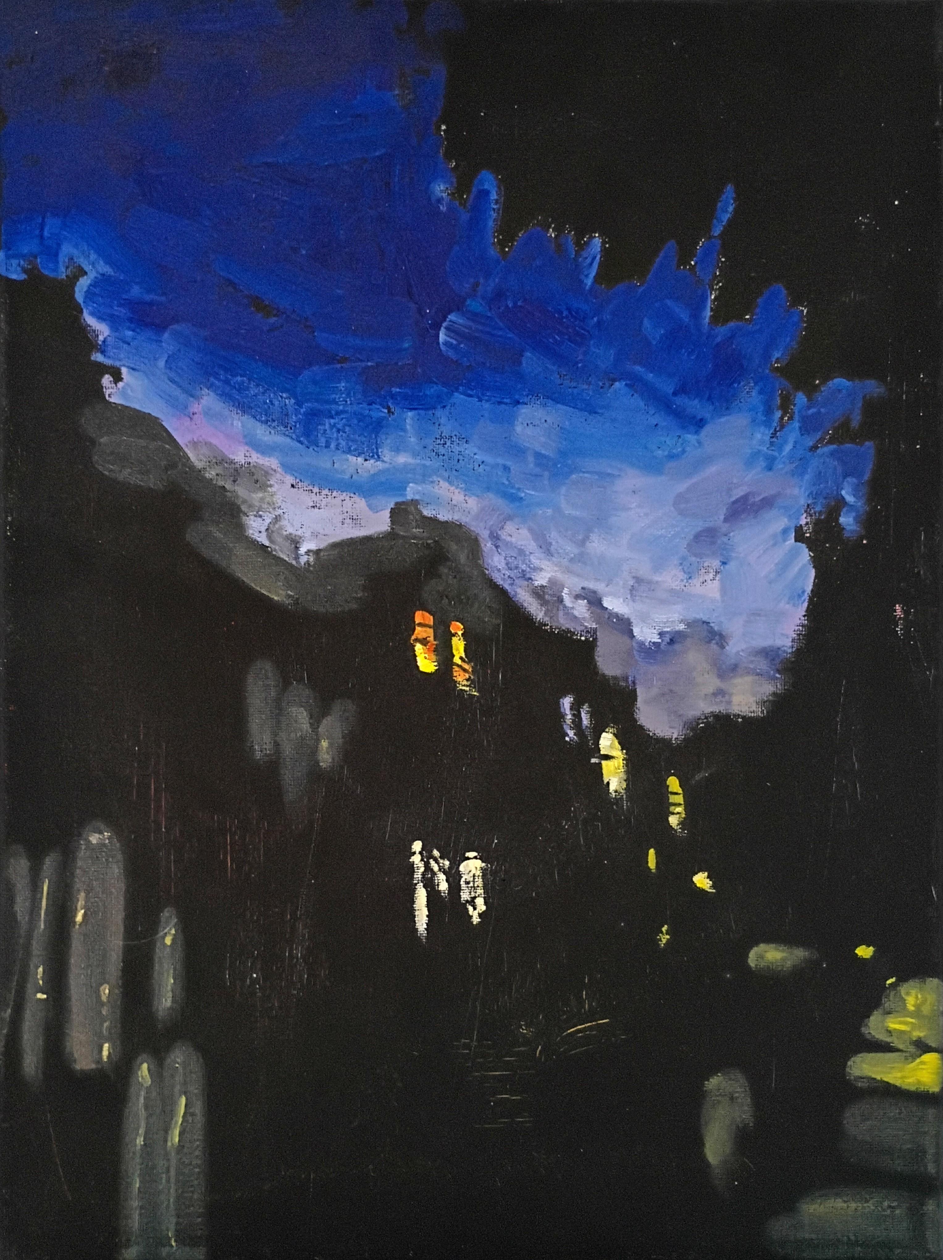 Parque Sheridan, Pintura al óleo - Art de Jane Thorn